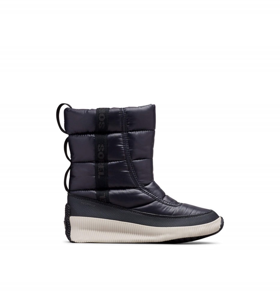 Damen Out 'n About Puffy Mid Sorel Schweiz Schwarz