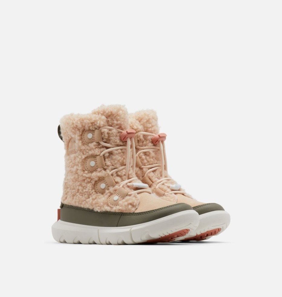 Youth Explorer Cosy Boot Nova Sand-Stone Green Sorel Schweiz