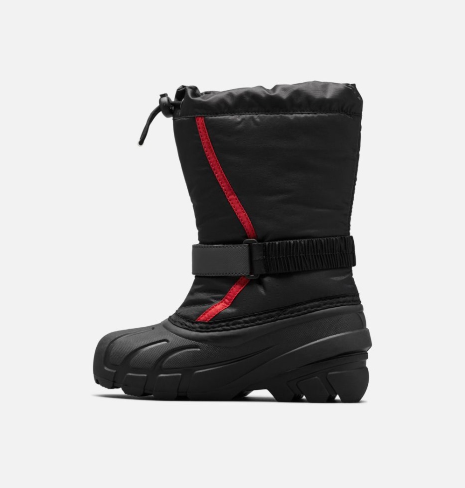 Jugend Flurry Boot Schwarz-hellrot Sorel Switzerland