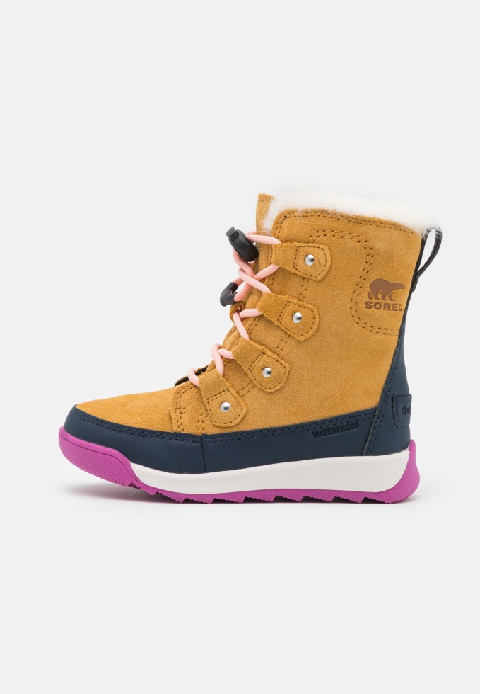 Whitney Ii Joan Lace Winterstiefel Für Kinder Geo Yellow/collegiate Navy Sorel Switzerland