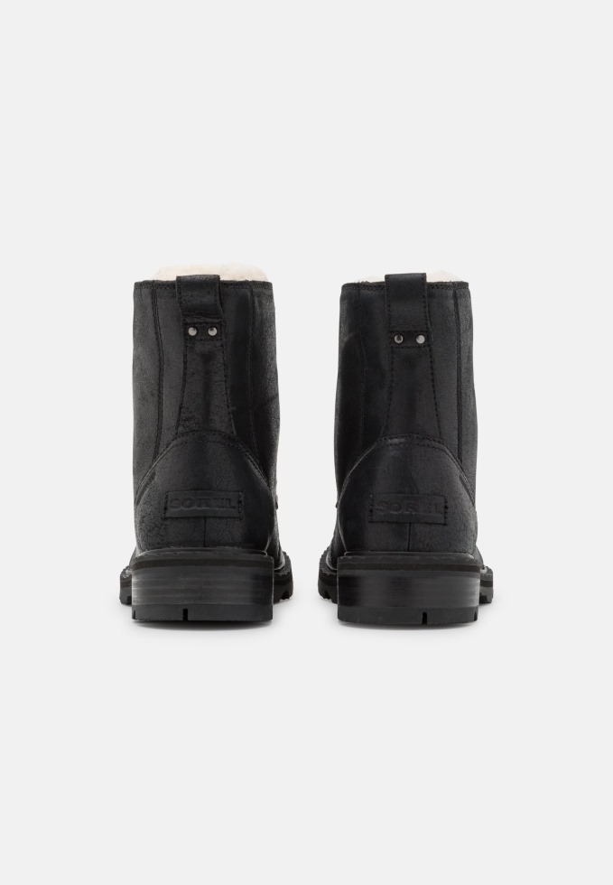 Schwarz/nachtrot Lennox Spitze Kuschelige Winterstiefel Sorel Schweiz